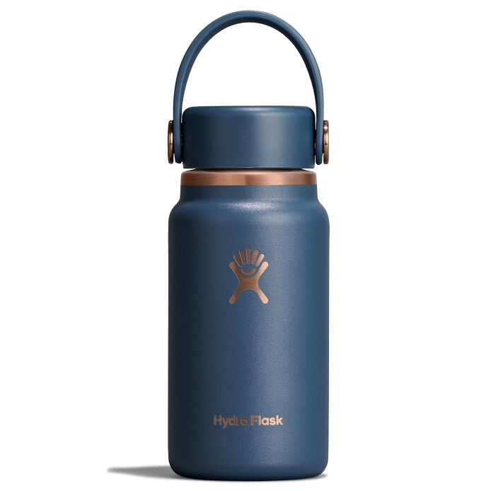 レア【Hydro Flask】Glimmer Blue Mini 限定色　海外 Micro Hydro™ Mini Bottle | 200 ml | 6.7 oz | Hydro Flask