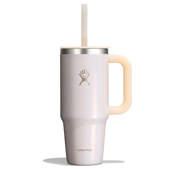 24 oz (710 ml) Travel Tumbler - Glimmer Cream