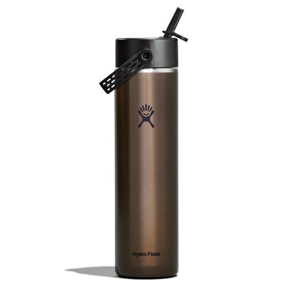 24 oz (710 ml) Lightweight Flex Straw Bottle - Obsidian