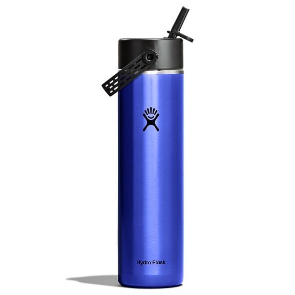24 oz (710 ml) Lightweight Flex Straw Bottle - Sapphire Blue