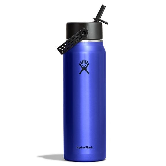 32 oz (946 ml) Lightweight Flex Straw Bottle - Sapphire Blue