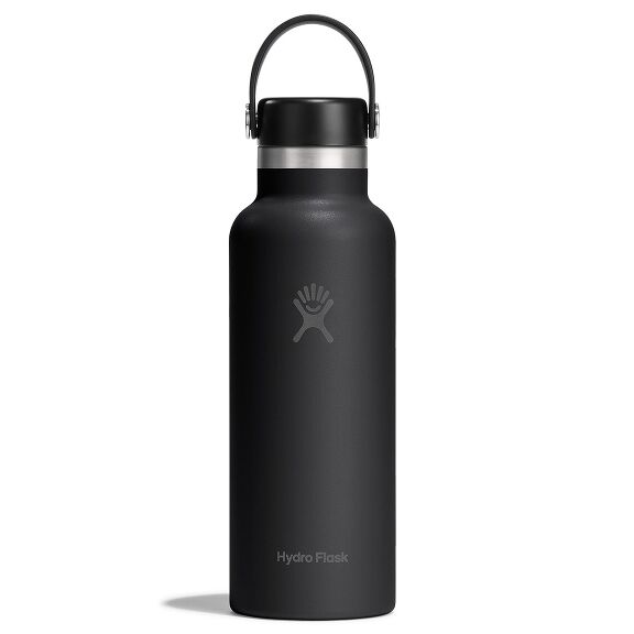 18 oz (511 ml) Standard Mouth with Flex Cap - Tonal Black