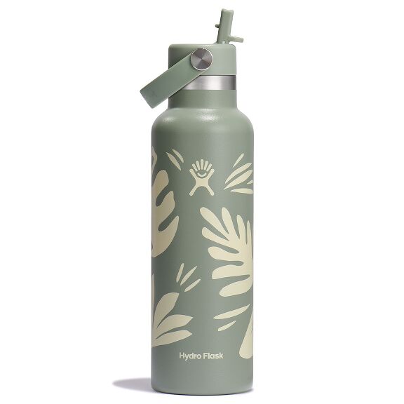 21 oz (621 ml) Standard Mouth with Flex Straw Cap - Botanical Bliss Agave