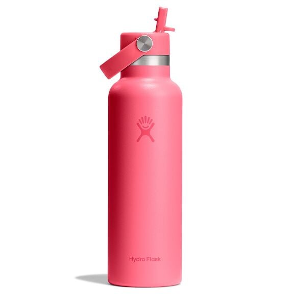 21 oz (621 ml) Standard Mouth with Flex Straw Cap - Popstar Pink