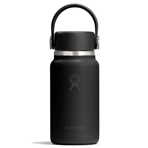 Micro Hydro™ Mini Bottle with Removable FlexClip Bottle Strap - Tonal Black