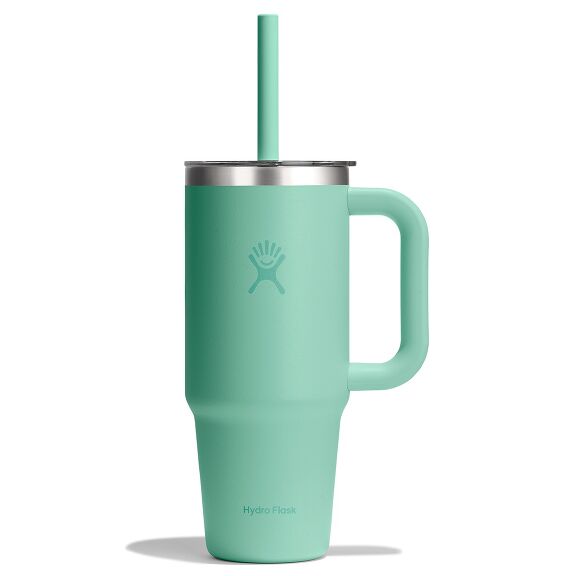 24 oz (710 ml) Travel Tumbler Clear Lid - Mermaid Green