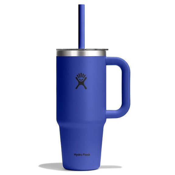 24 oz (710 ml) Travel Tumbler Clear Lid - Capri Blue