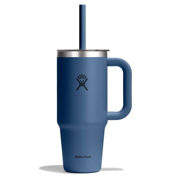 24 oz (710 ml) Travel Tumbler Clear Lid - Harbour Blue