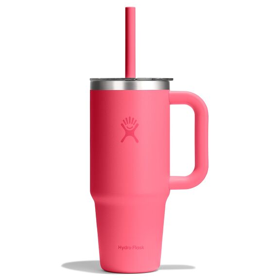 24 oz (710 ml) Travel Tumbler Clear Lid - Popstar Pink