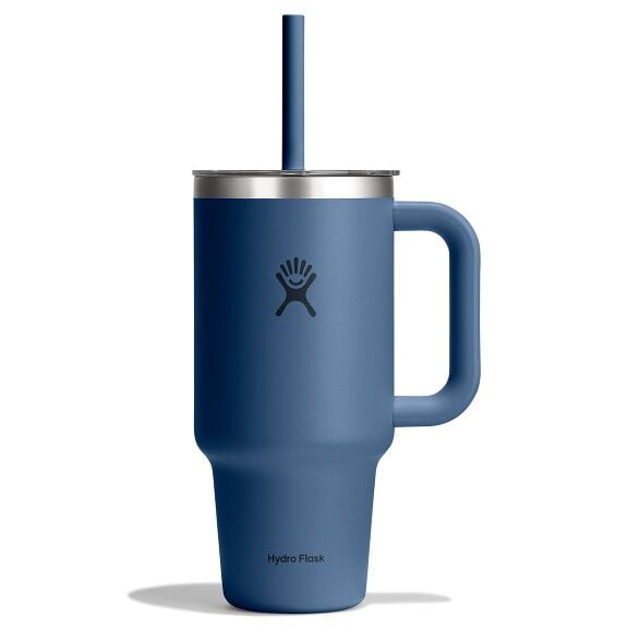 32 oz (946 ml) Travel Tumbler Clear Lid - Harbour Blue