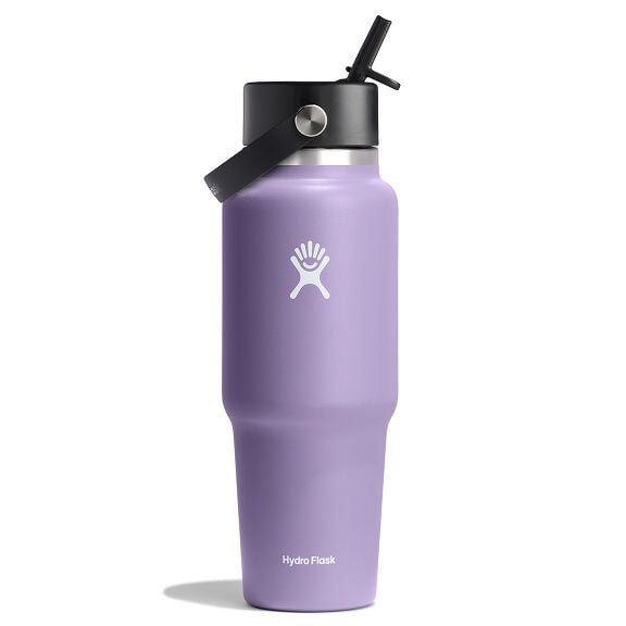32 oz (946 ml) Wide Mouth Travel Bottle with Flex Straw Cap - Moonshadow