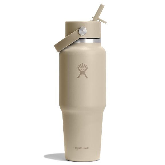 32 oz (946 ml) Wide Mouth Travel Bottle with Flex Straw Cap