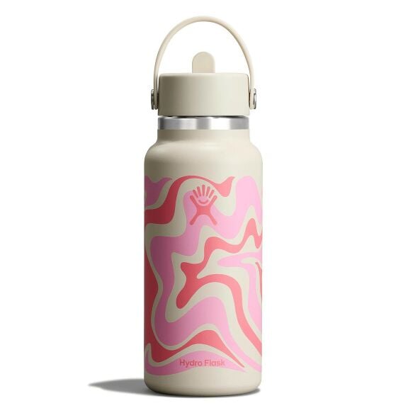 32 oz Wide Mouth with Flex Straw Cap - Callie Groove