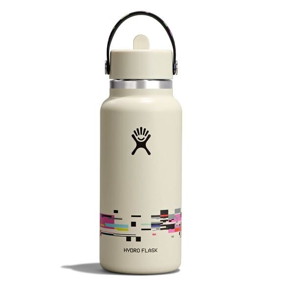 Glitch Collection - 32 oz Bottle with Flex Straw Cap