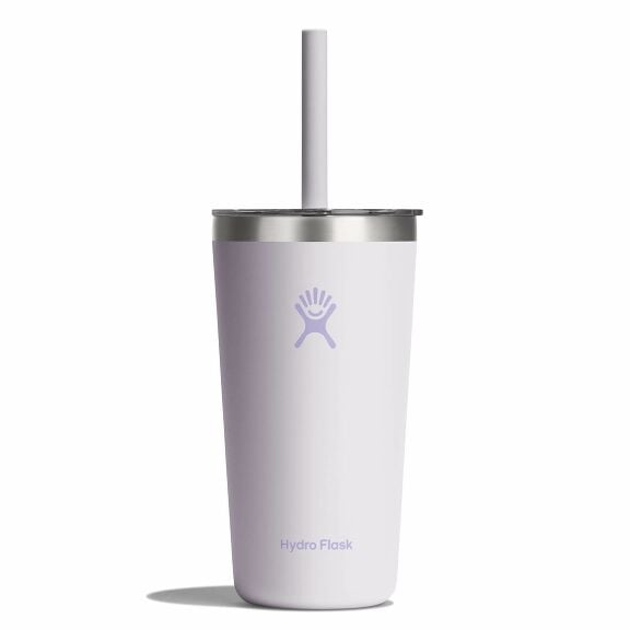 20 oz All Around Tumbler Clear Straw Lid - Cloud Pink