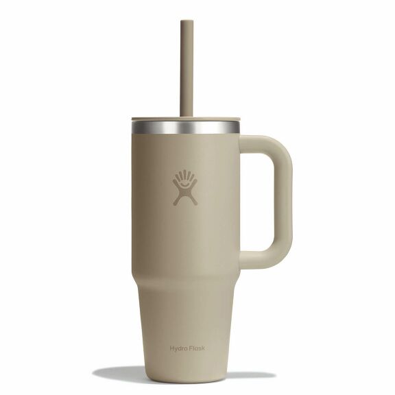 24 oz Travel Tumbler Clear Lid - Oat