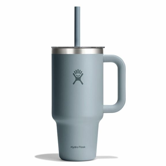 32 oz Travel Tumbler Clear Lid - Shale Gray