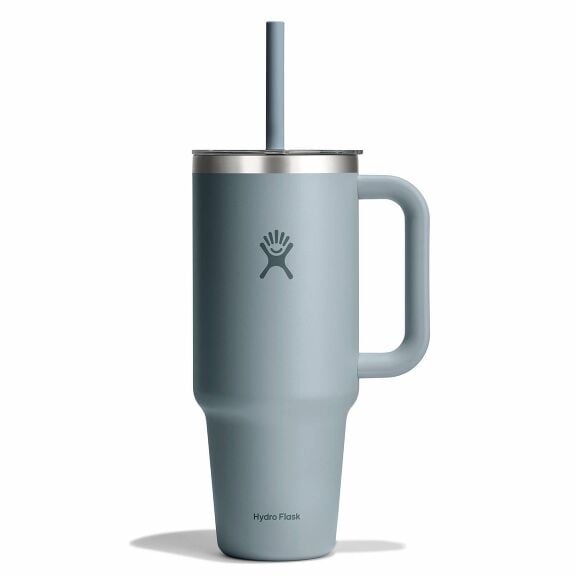 40 oz Travel Tumbler Clear Lid - Shale Gray