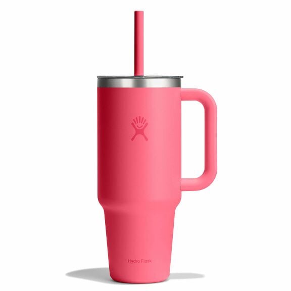 40 oz Travel Tumbler Clear Lid - Popstar Pink