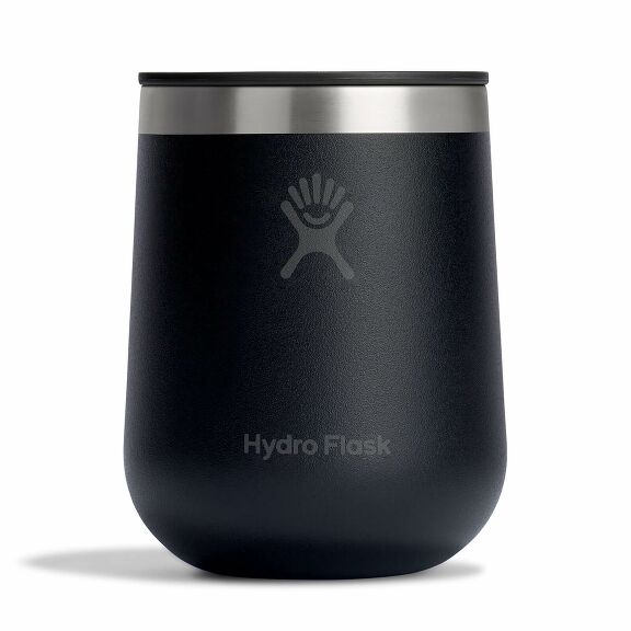 10 oz Ceramic Wine Tumbler - Black