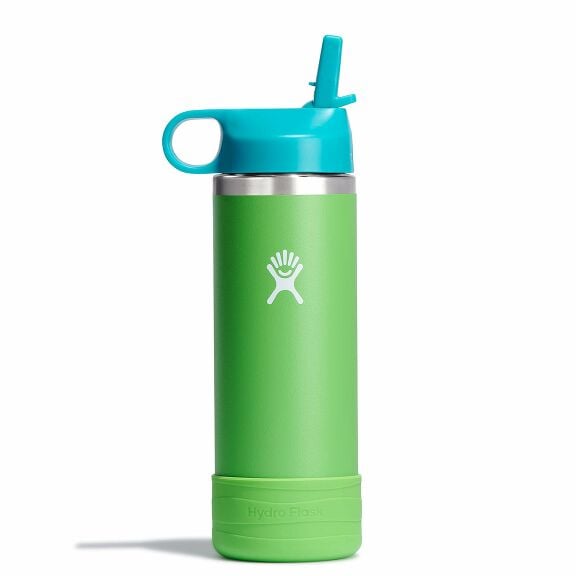 18 oz Kids Wide Mouth w/ Straw Cap - Grass