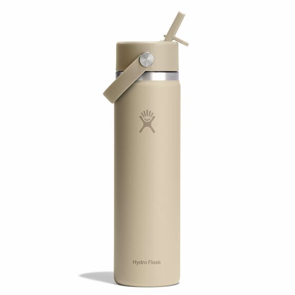 24 oz Wide Mouth with Flex Straw Cap - Oat