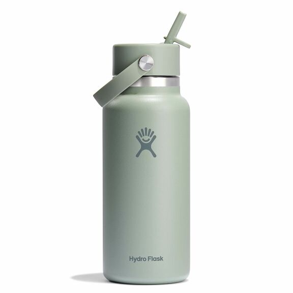32 oz Wide Mouth with Flex Straw Cap - Tonal Agave