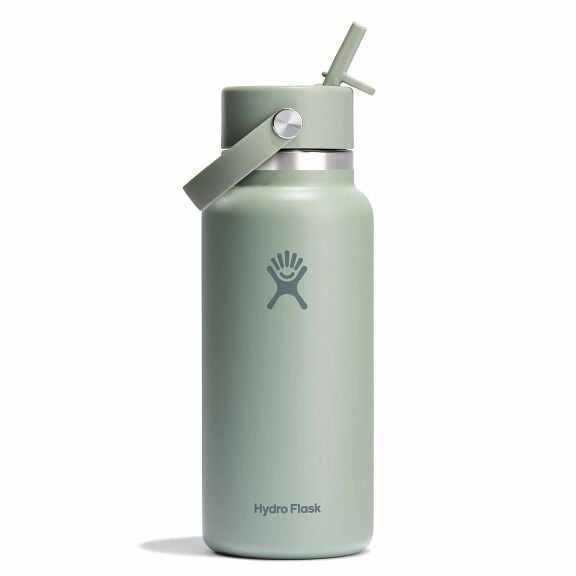 32 oz Wide Mouth with Flex Straw Cap - Tonal Agave