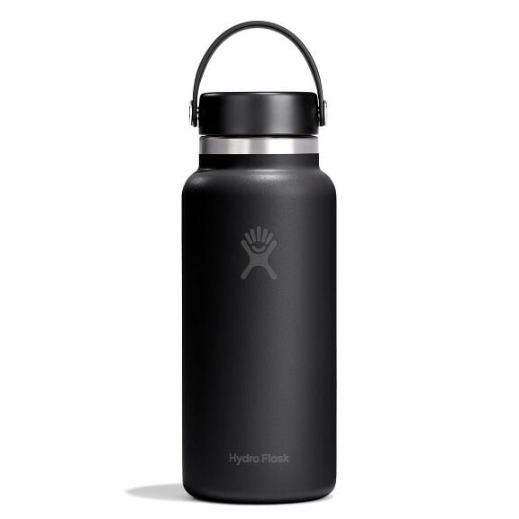 32 oz Wide Mouth Bottle - Tonal Black