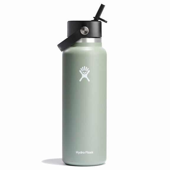 40 oz Wide Mouth with Flex Straw Cap - Agave
