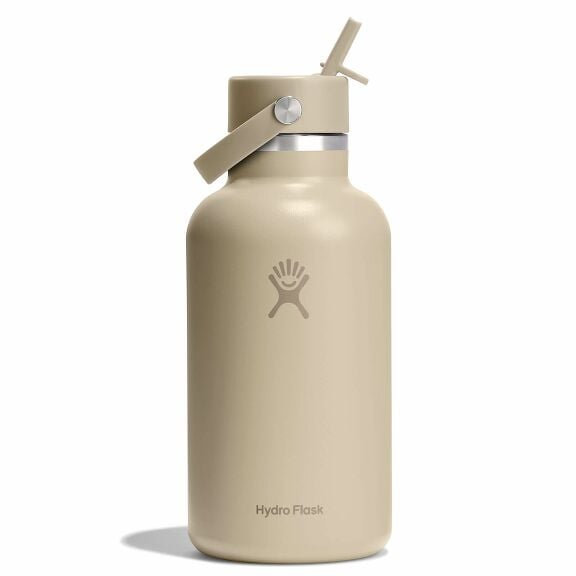 64 oz Wide Mouth with Flex Straw Cap - Oat