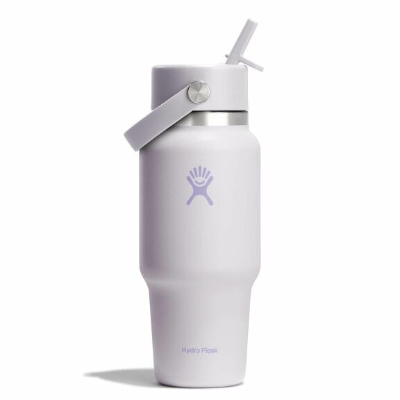 24 oz Wide Flex Straw Travel Bottle - Cloud Pink