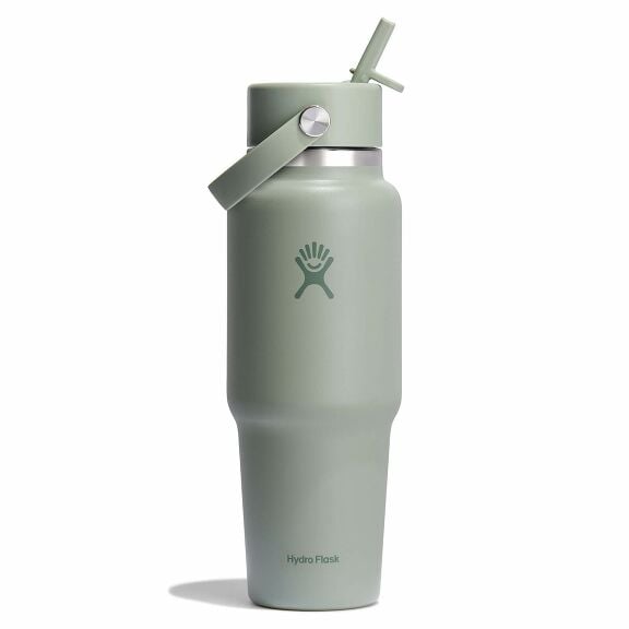 32 oz Travel Bottle with Flex Straw Cap - Agave