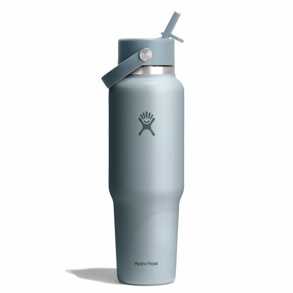 40 oz Travel Bottle with Flex Straw Cap - Shale Gray