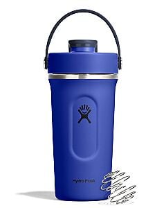 24 oz Insulated Shaker Bottle - Capri Blue