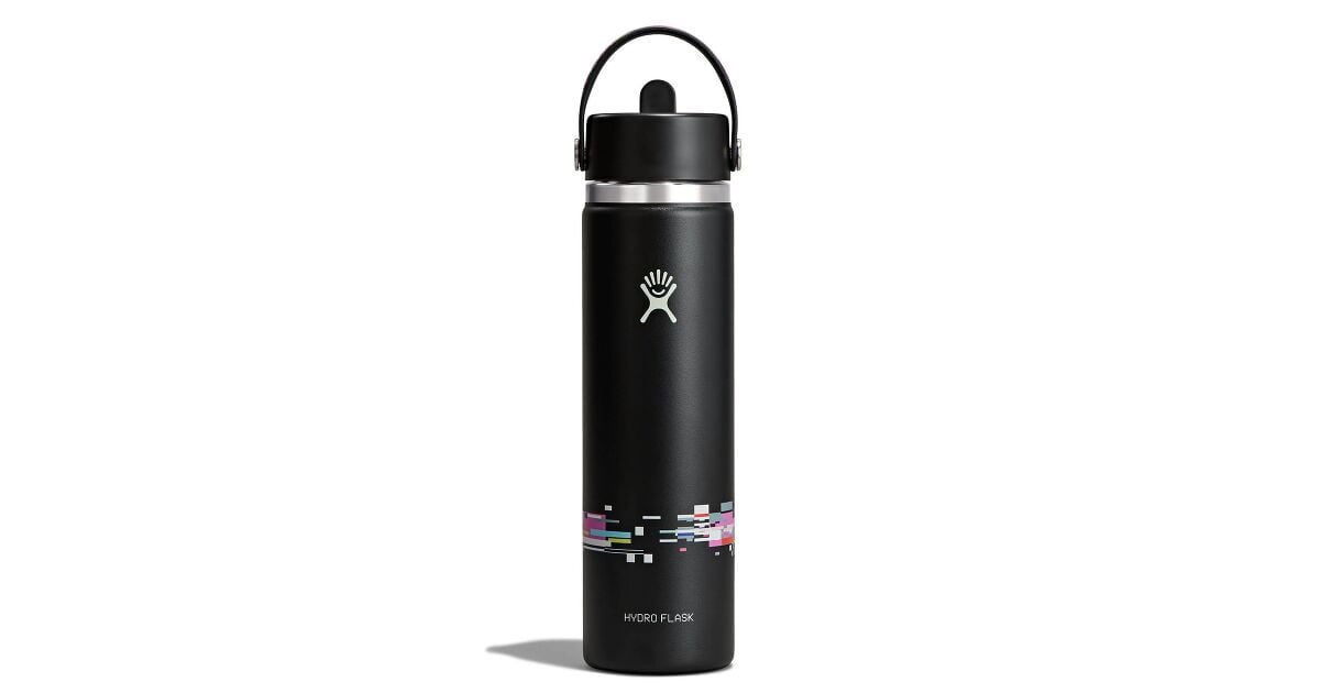 Glitch Collection - 24 oz Wide Mouth with Flex Straw Cap