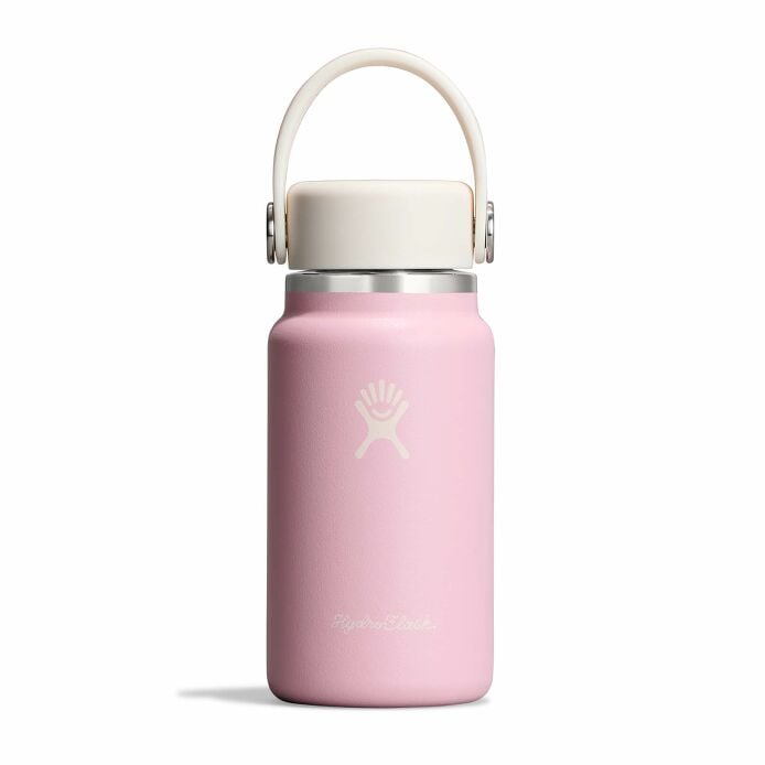 6.7 oz of tiny sips in a mini Hydro Flask bottle