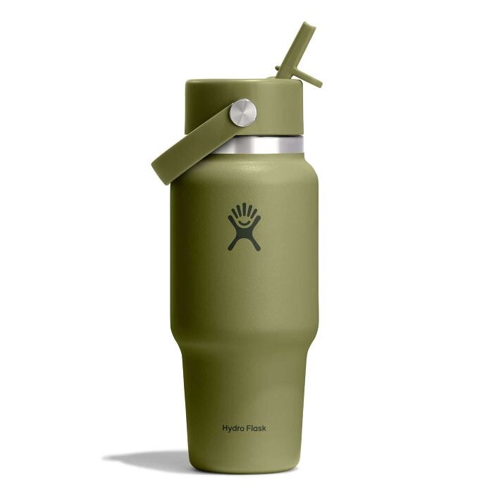 弁当箱・水筒 Hydro Flask 24Wide Flex Straw Botanical 24 oz Wide Mouth Travel Bottle with Flex Straw Cap