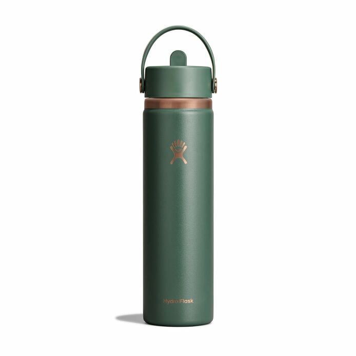 24 oz Wide Mouth Water Bottle w/ Flex Straw Cap | Hydro Flask