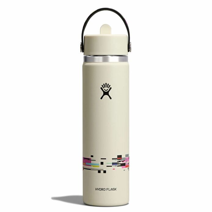 24 oz Wide Mouth Water Bottle w/ Flex Straw Cap | Hydro Flask