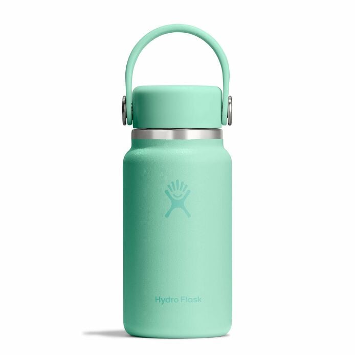 6.7 oz of tiny sips in a mini Hydro Flask bottle