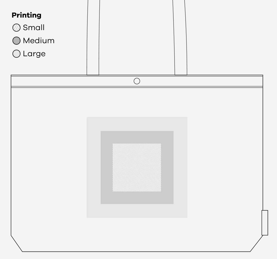 20 L Tag Along Tote outline
