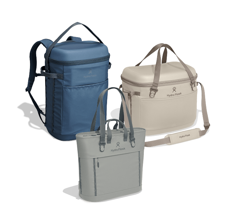 Carryout Cooler Collection featuring 22L Backpack, 30L Cooler, and 20L Tote