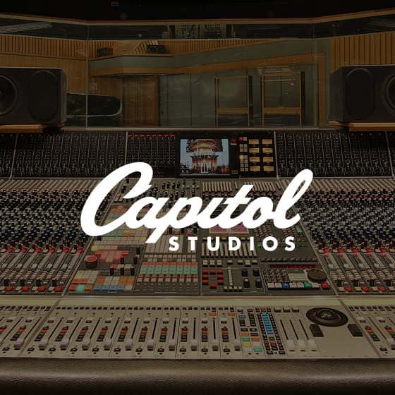 digital sound board with capitol studios logo overlaed