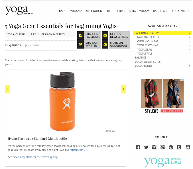 5 Yoga Gear Essentials for the Beginning Yogis